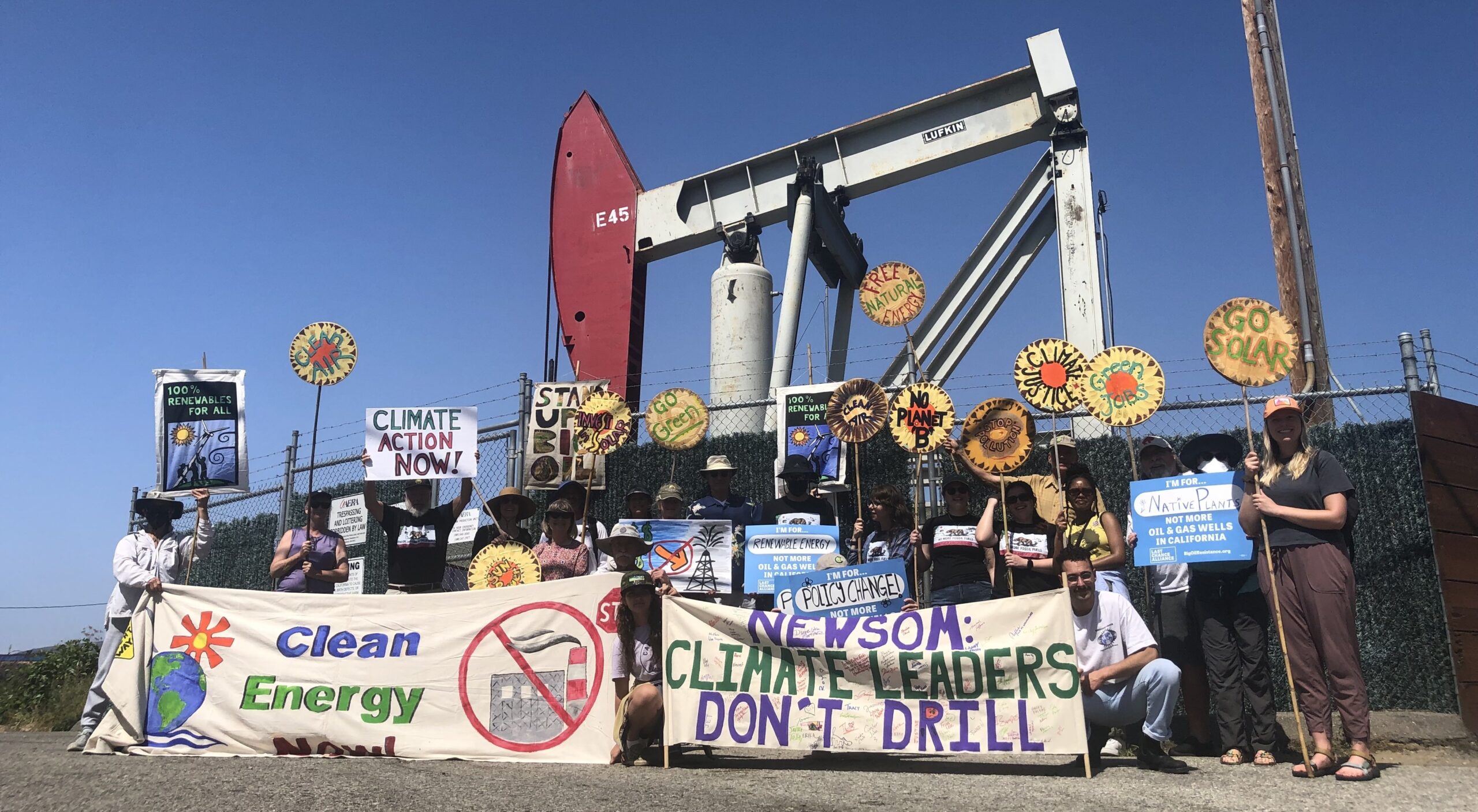 fossil fuel protesting